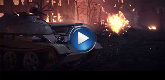 Официальный видео трейлер к игре World of Tanks