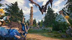 icarus - скриншот игры - мир драконов