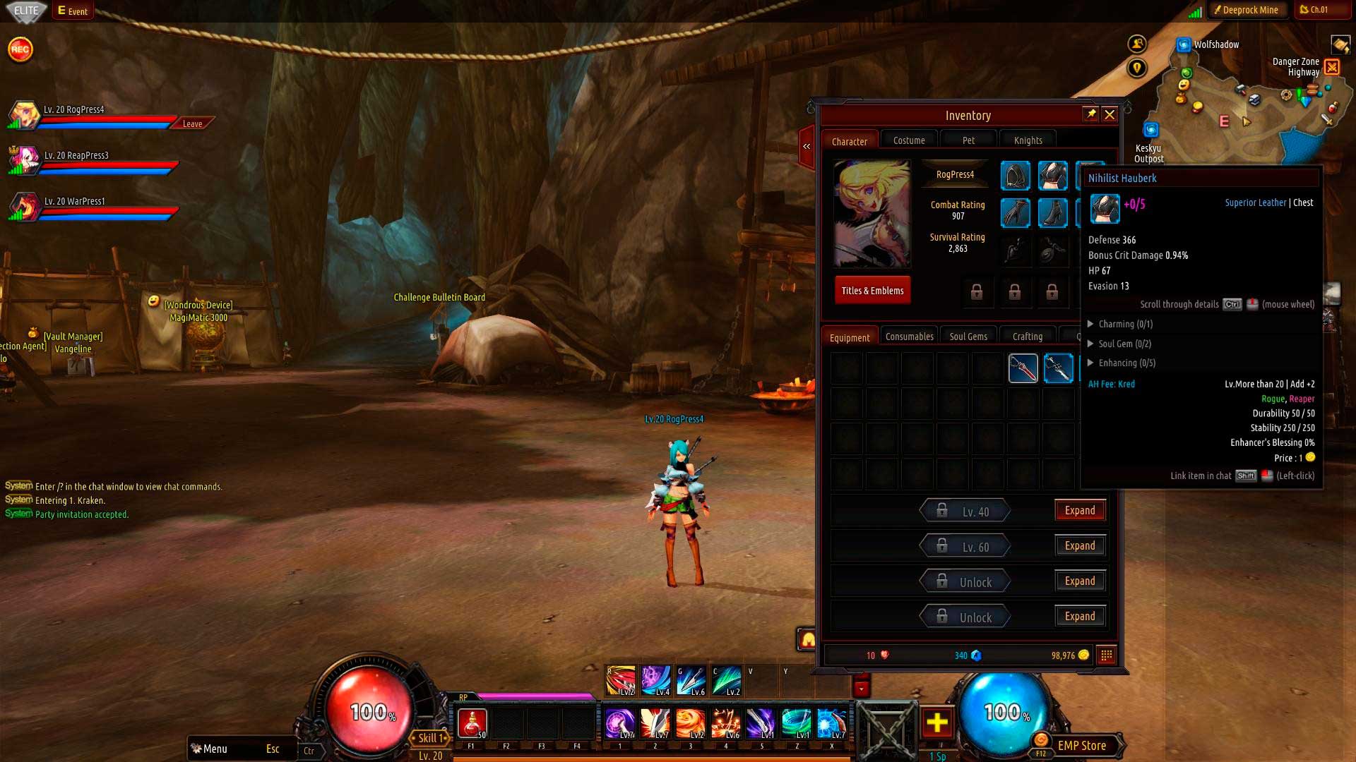Скриншот к игре Kritika